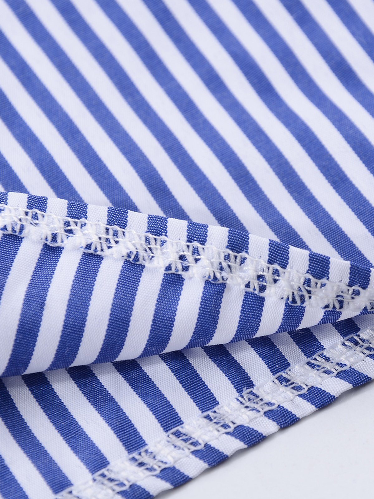 Striped Casual Loose Cotton Blouses